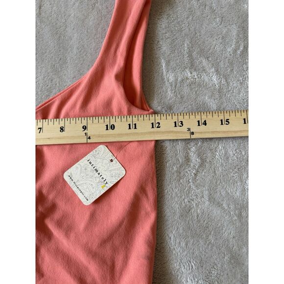 Anthropologie Intimately Free People Women's XS/S Bodysuit Peach Pink - Picture 2 of 5